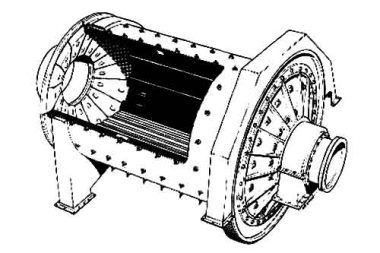 干式棒磨機(jī)工作原理圖